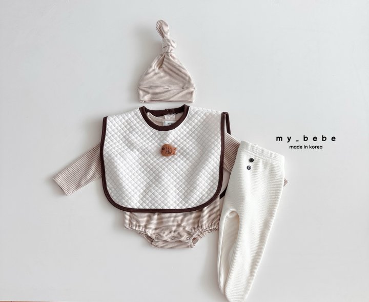 My Bebe - Korean Baby Fashion - #onlinebabyboutique - Quilted Large Bib - 9