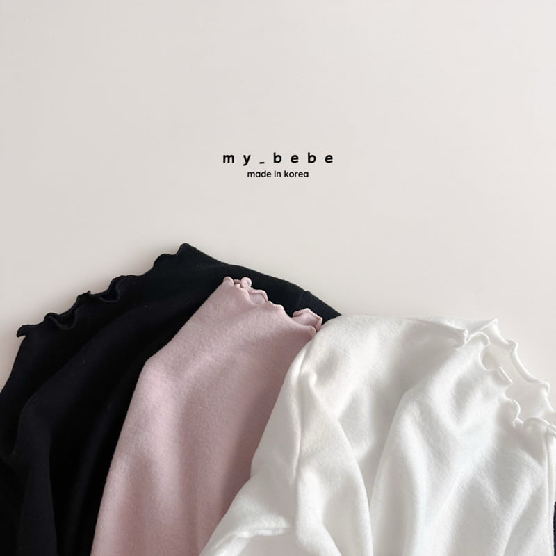 My Bebe - Korean Baby Fashion - #onlinebabyboutique - Wool Half Turtleneck Tee - 12