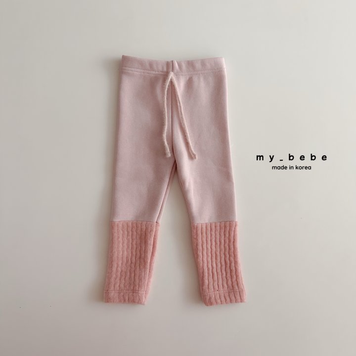 My Bebe - Korean Baby Fashion - #smilingbaby - Angora String Sleeves Leggings - 10