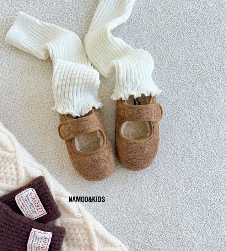 Namoo & Kids - Korean Children Fashion - #Kfashion4kids - Waffle Ugg Mule Mary Jane - 8