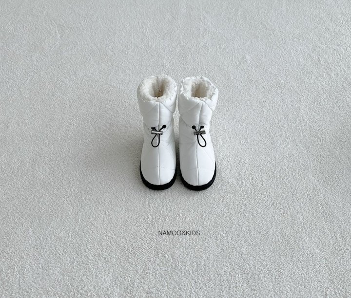 Namoo & Kids - Korean Children Fashion - #Kfashion4kids - Cream Padding Boots - 5
