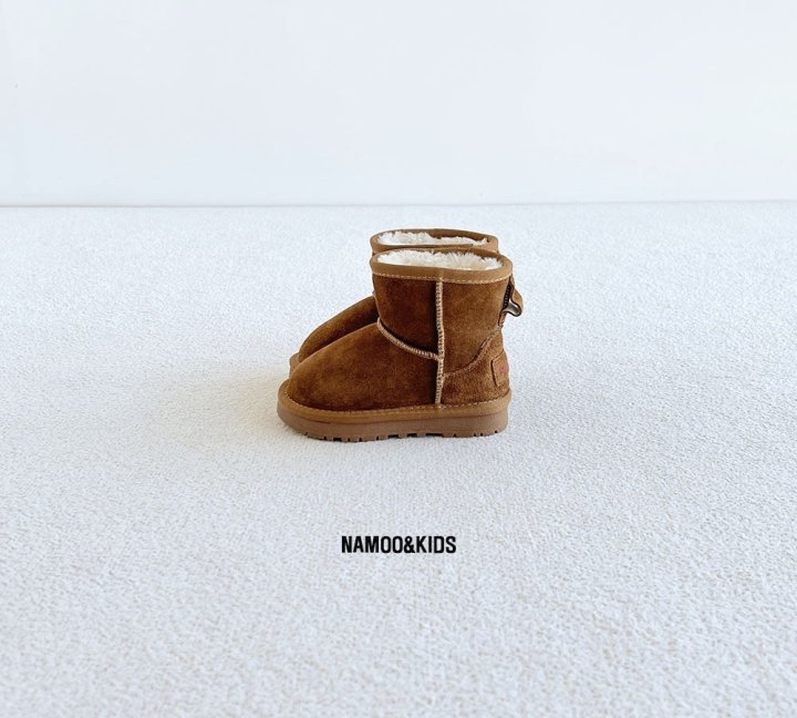 Namoo & Kids - Korean Children Fashion - #childofig - White Bread Ugg Boots (Short) - 3