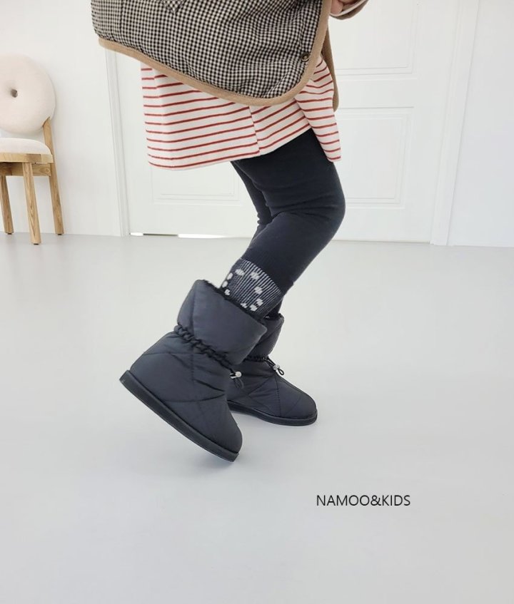 Namoo & Kids - Korean Children Fashion - #childofig - Cream Padding Boots - 11