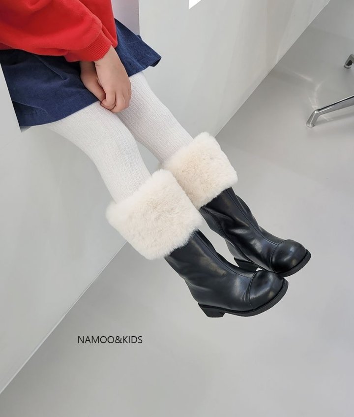 Namoo & Kids - Korean Children Fashion - #childofig - Kelly Mink Boots - 9