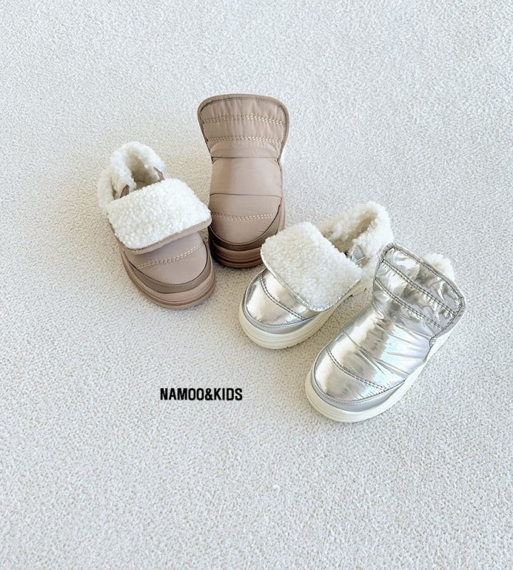 Namoo & Kids - Korean Children Fashion - #childofig - Chestnut Padding Mules Slip-on (Detachable Band) - 3