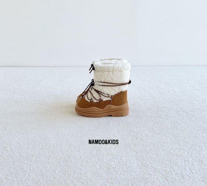 Namoo & Kids - Korean Children Fashion - #childrensboutique - Kkomi Fleece Ugg Boots - 2