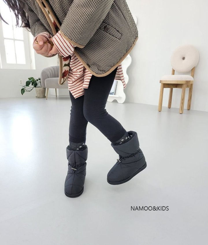 Namoo & Kids - Korean Children Fashion - #childrensboutique - Cream Padding Boots - 12