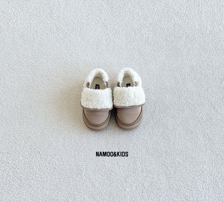 Namoo & Kids - Korean Children Fashion - #childrensboutique - Chestnut Padding Mules Slip-on (Detachable Band) - 5