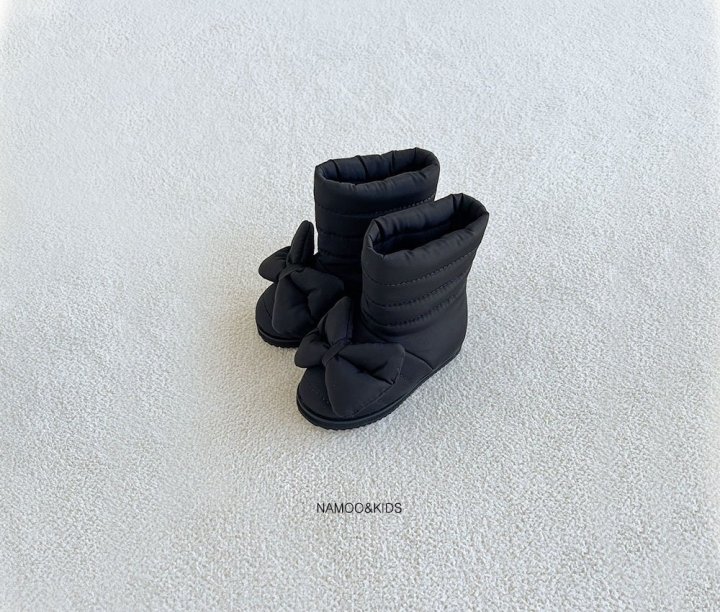 Namoo & Kids - Korean Children Fashion - #designkidswear - Rico Ribbon Padding Boots - 5
