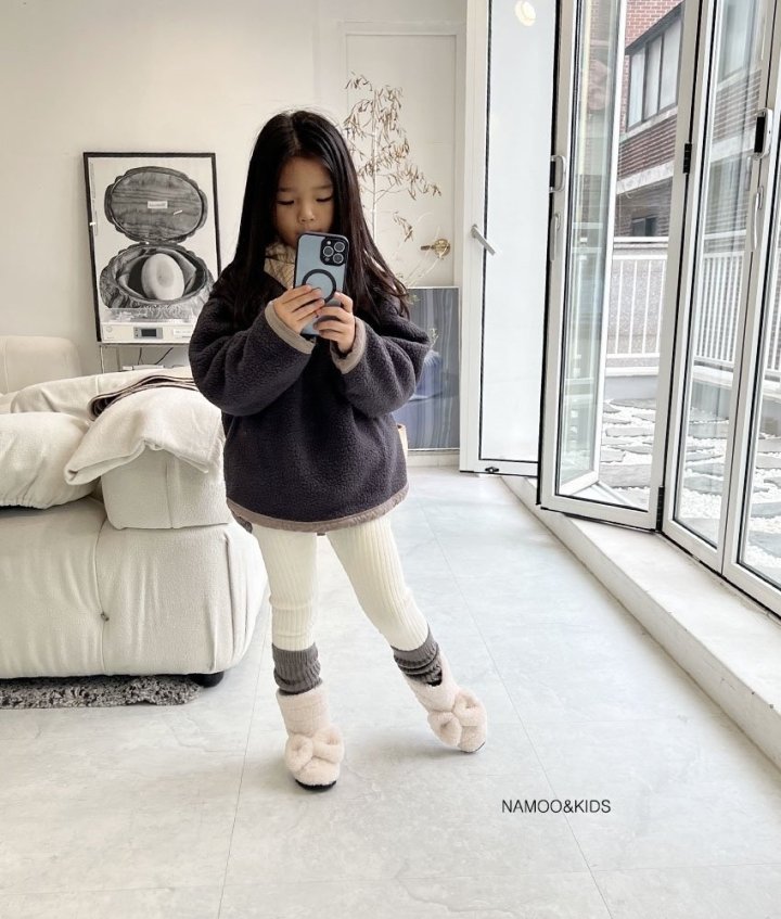 Namoo & Kids - Korean Children Fashion - #childrensboutique - Romi Ribbon Fuzzy Boots - 4