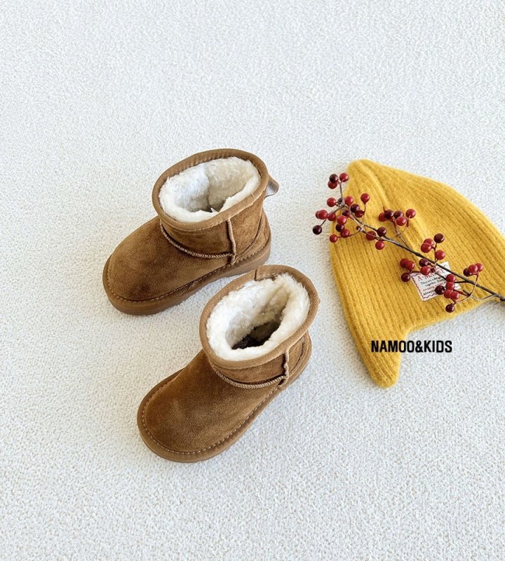 Namoo & Kids - Korean Children Fashion - #discoveringself - White Bread Ugg Boots (Short) - 6
