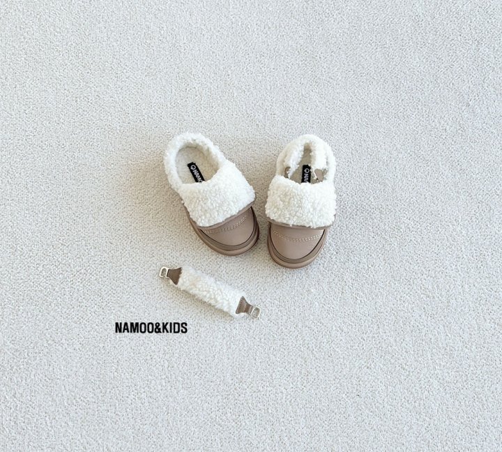 Namoo & Kids - Korean Children Fashion - #discoveringself - Chestnut Padding Mules Slip-on (Detachable Band) - 7