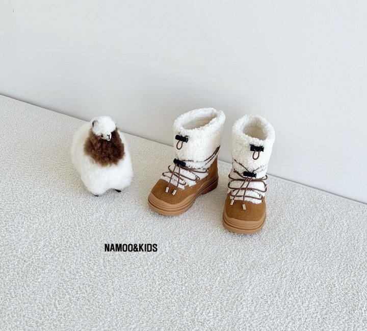 Namoo & Kids - Korean Children Fashion - #fashionkids - Kkomi Fleece Ugg Boots - 5