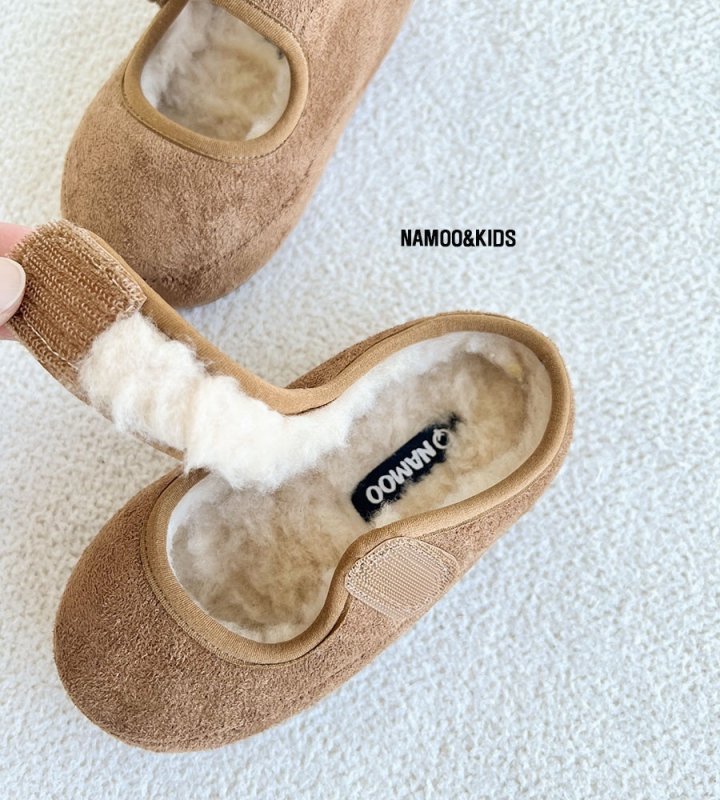 Namoo & Kids - Korean Children Fashion - #discoveringself - Waffle Ugg Mule Mary Jane - 4