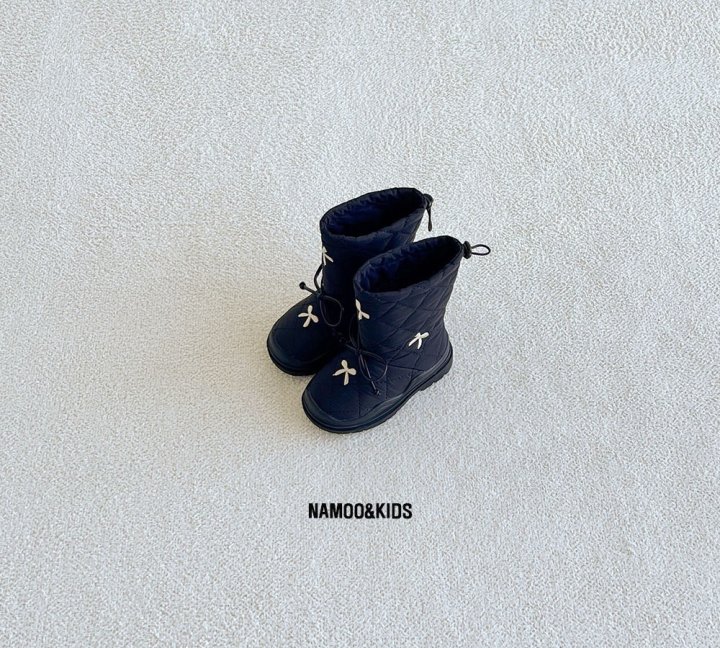 Namoo & Kids - Korean Children Fashion - #fashionkids - Popcorn Ribbon Padding Boots - 11