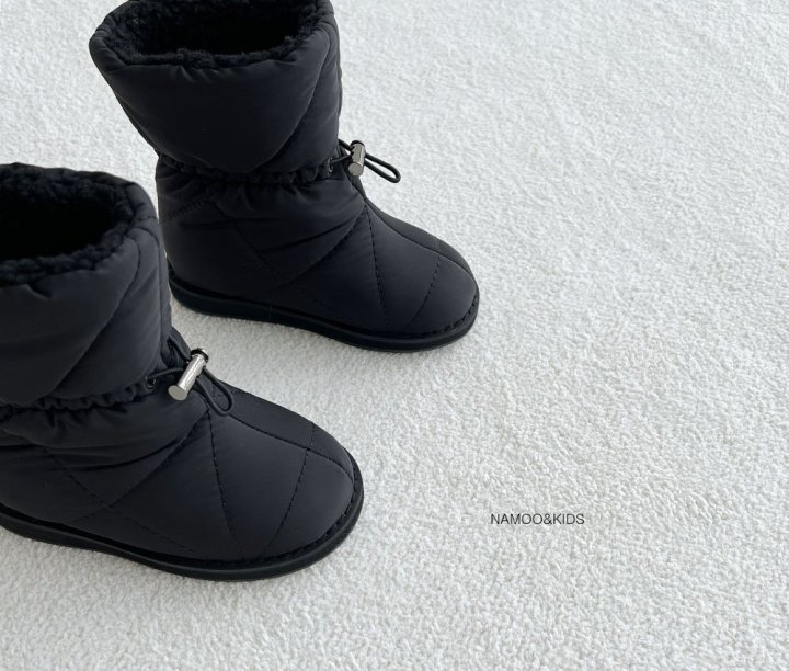 Namoo & Kids - Korean Children Fashion - #kidsshorts - Cream Padding Boots - 2