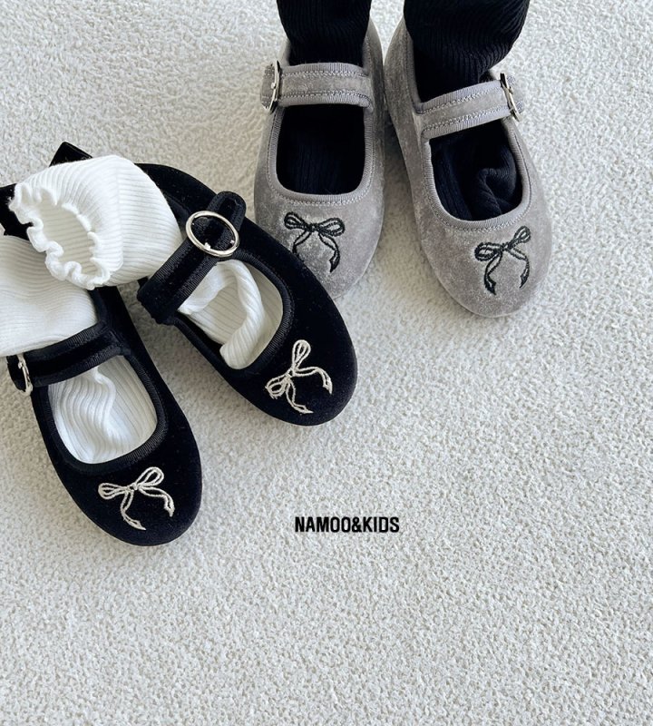 Namoo & Kids - Korean Children Fashion - #kidsshorts - Atti Ribbon Mary Jane