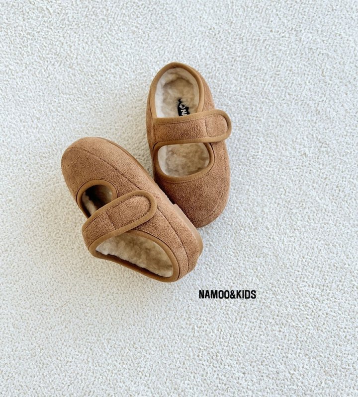 Namoo & Kids - Korean Children Fashion - #kidsstore - Waffle Ugg Mule Mary Jane - 6