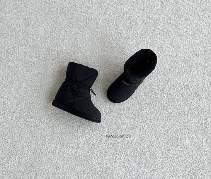 Namoo & Kids - Korean Children Fashion - #kidsstore - Cream Padding Boots - 3