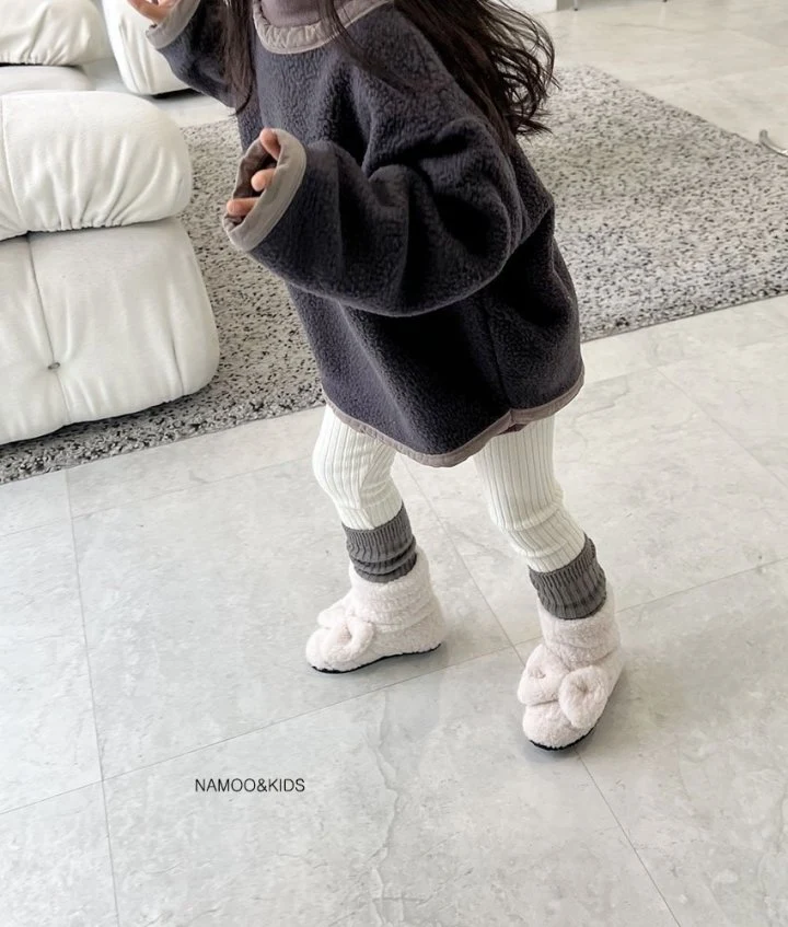 Namoo & Kids - Korean Children Fashion - #kidsstore - Romi Ribbon Fuzzy Boots - 8