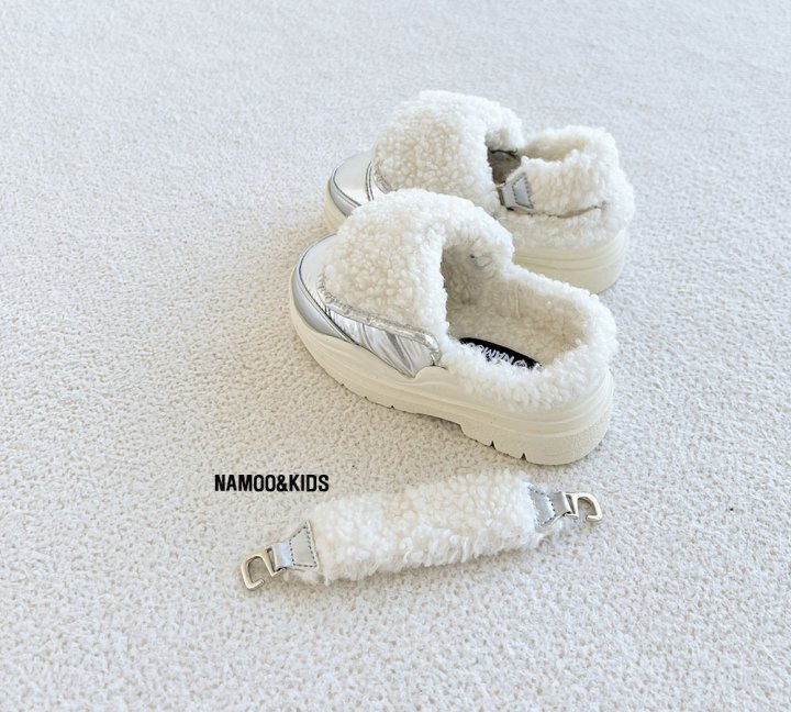 Namoo & Kids - Korean Children Fashion - #kidzfashiontrend - Chestnut Padding Mules Slip-on (Detachable Band) - 11