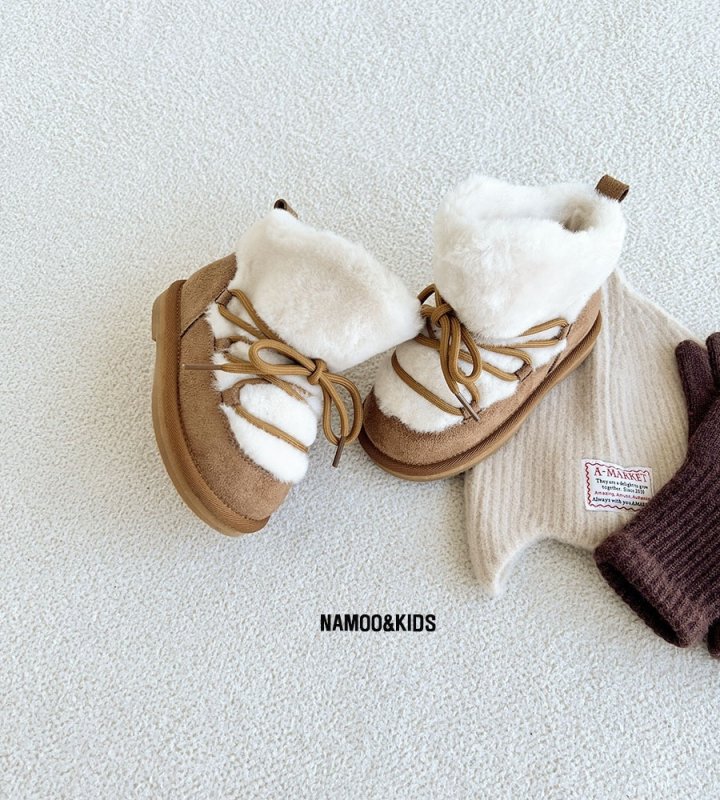 Namoo & Kids - Korean Children Fashion - #littlefashionista - Walnut Ugg Boots - 11
