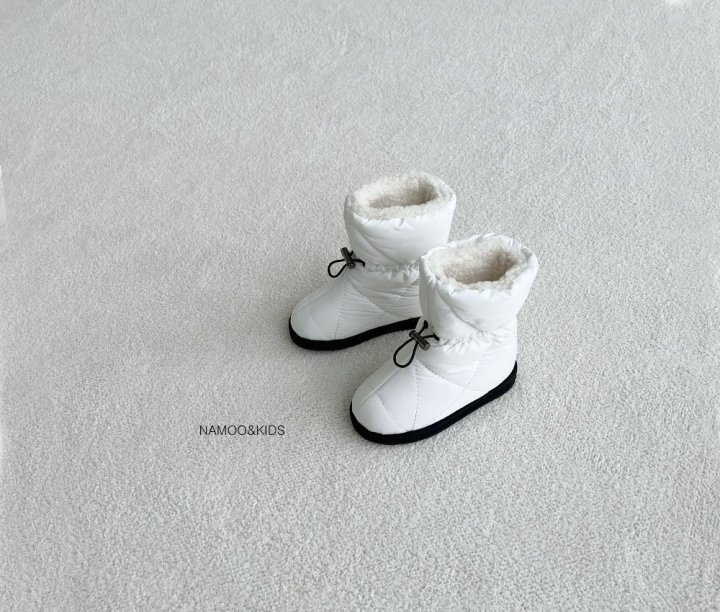 Namoo & Kids - Korean Children Fashion - #littlefashionista - Cream Padding Boots - 6
