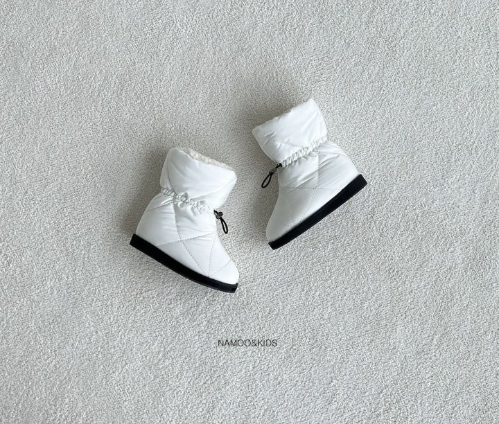 Namoo & Kids - Korean Children Fashion - #minifashionista - Cream Padding Boots - 8