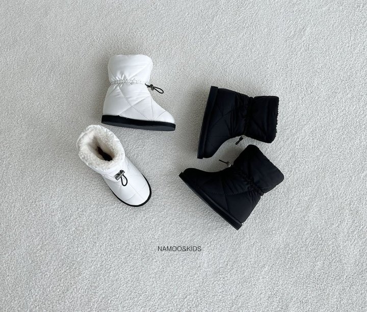 Namoo & Kids - Korean Children Fashion - #prettylittlegirls - Cream Padding Boots - 9