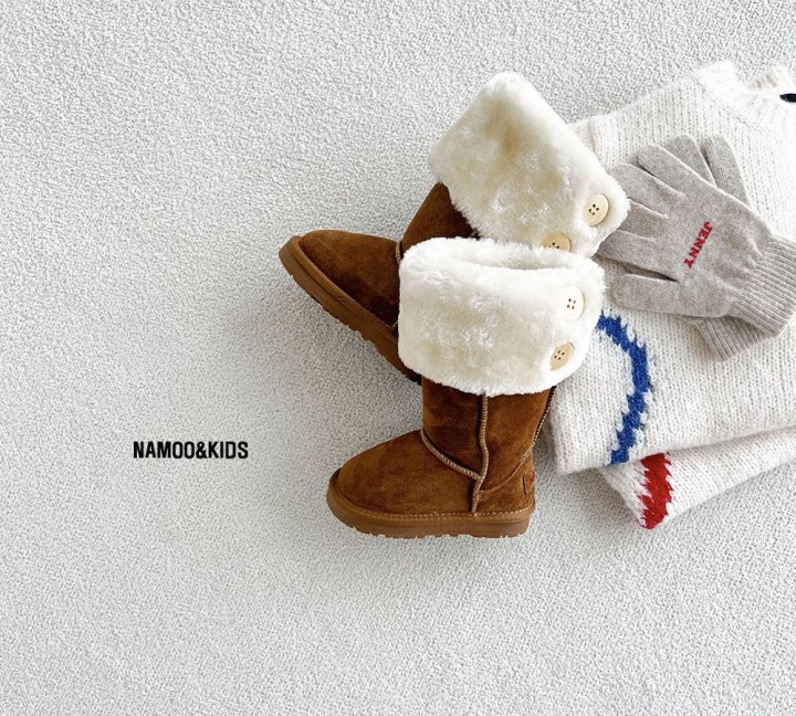 Namoo & Kids - Korean Children Fashion - #stylishchildhood - Peanut Long Ugg Boots - 6