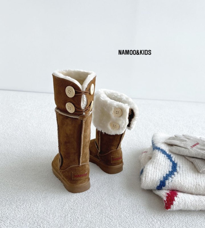 Namoo & Kids - Korean Children Fashion - #prettylittlegirls - Peanut Long Ugg Boots - 4