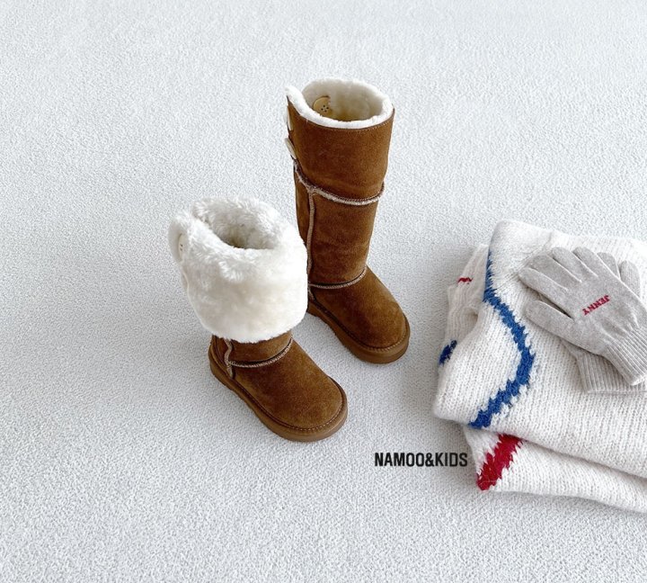 Namoo & Kids - Korean Children Fashion - #toddlerclothing - Peanut Long Ugg Boots - 5