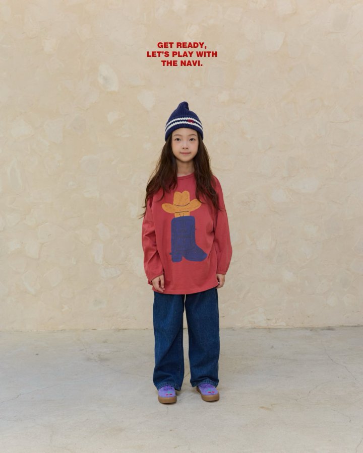 Navi - Korean Children Fashion - #Kfashion4kids - Boots Long Tee