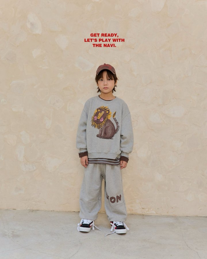 Navi - Korean Children Fashion - #childrensboutique - Lion Pants