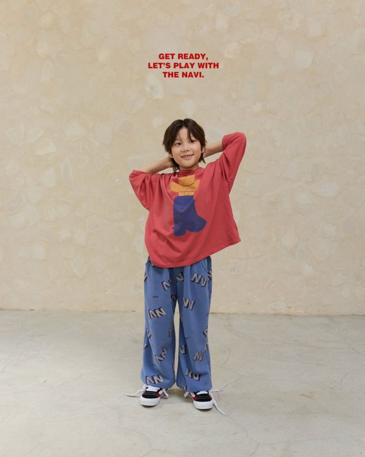 Navi - Korean Children Fashion - #childrensboutique - Boots Long Tee - 8