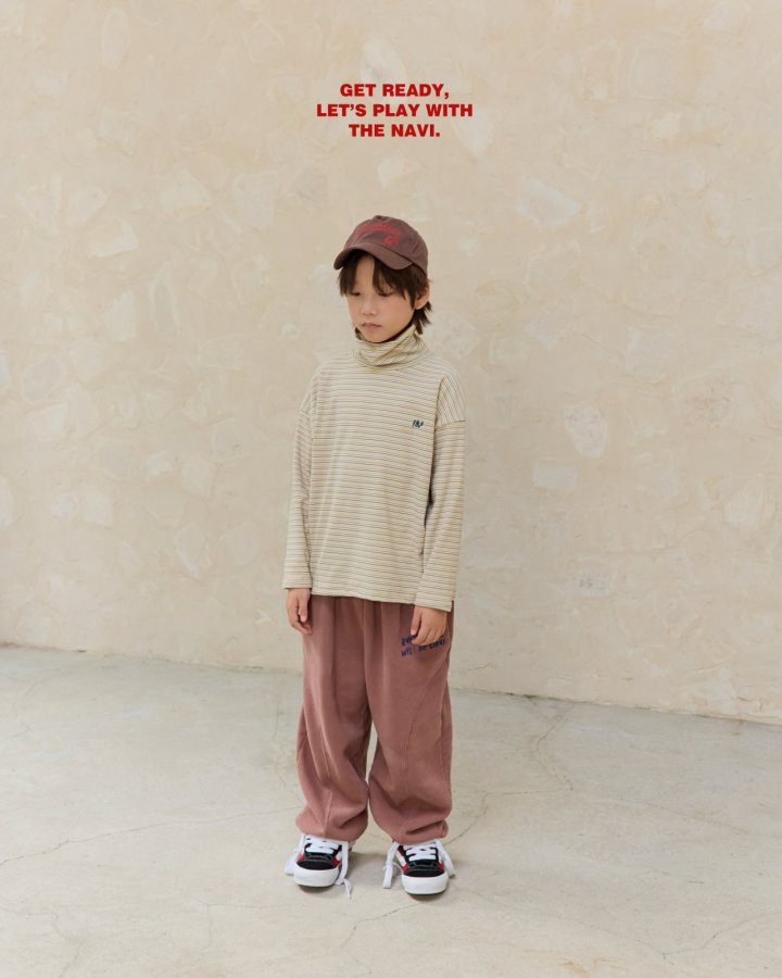 Navi - Korean Children Fashion - #childrensboutique - Arc Turtleneck Tee - 9