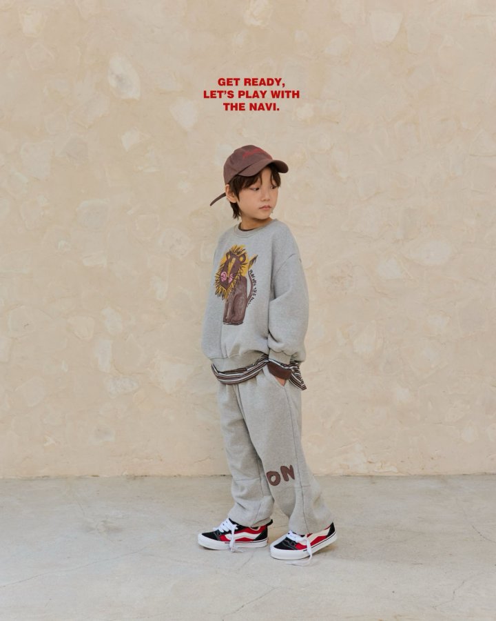 Navi - Korean Children Fashion - #designkidswear - Lion Pants - 2