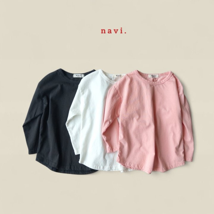 Navi - Korean Children Fashion - #designkidswear - Basic Tee
