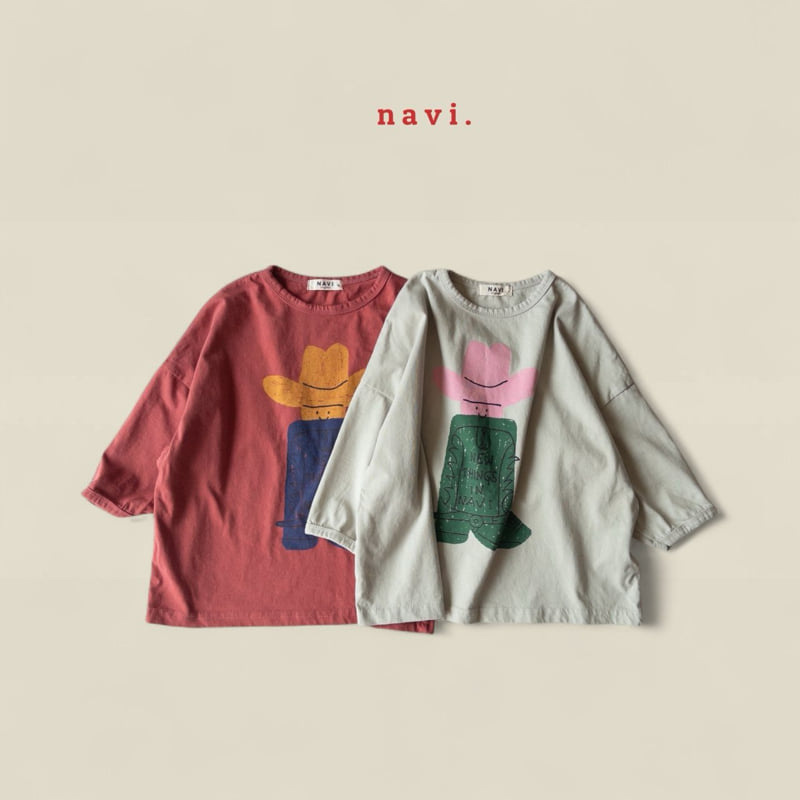 Navi - Korean Children Fashion - #discoveringself - Boots Long Tee - 10