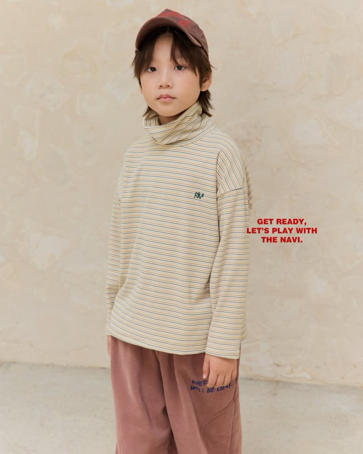 Navi - Korean Children Fashion - #discoveringself - Arc Turtleneck Tee - 11