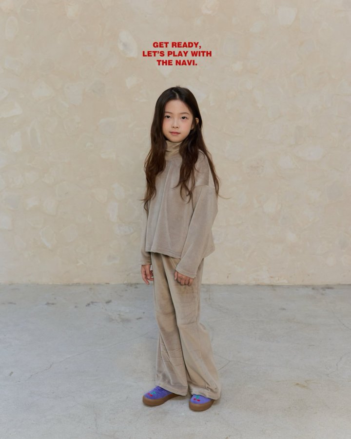 Navi - Korean Children Fashion - #discoveringself - Mink Turtleneck Tee - 5