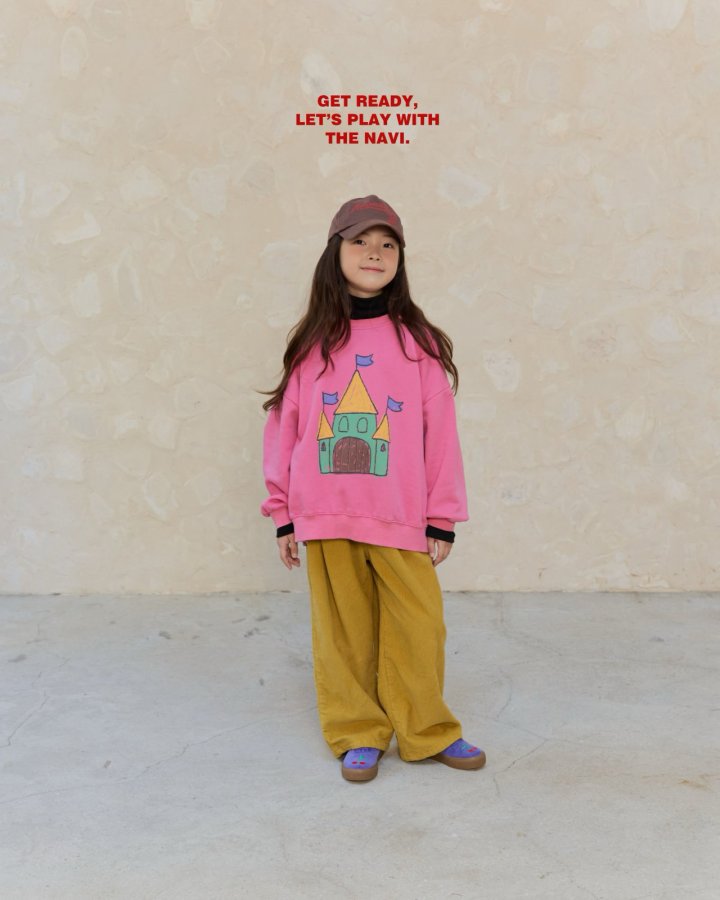 Navi - Korean Children Fashion - #fashionkids - High Corduroy Pants