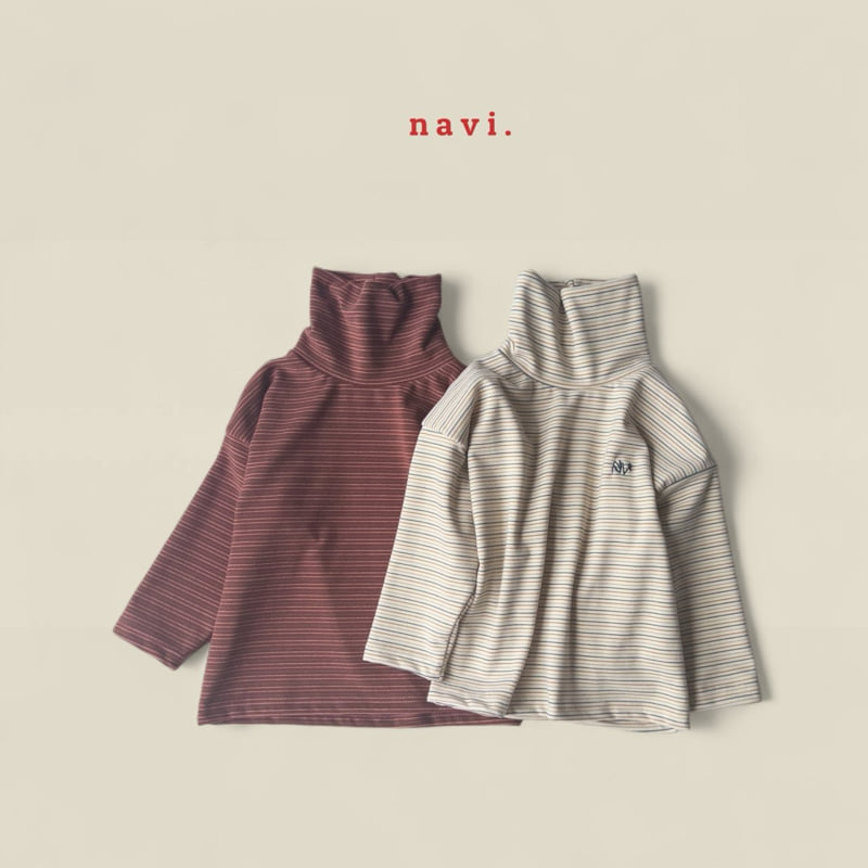 Navi - Korean Children Fashion - #fashionkids - Arc Turtleneck Tee - 12
