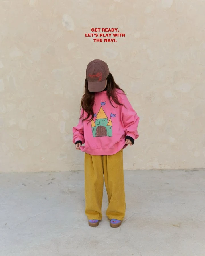 Navi - Korean Children Fashion - #kidsstore - High Corduroy Pants - 3