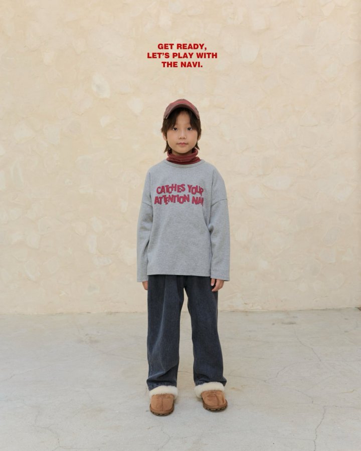 Navi - Korean Children Fashion - #kidsstore - To The Dark Denim Pants