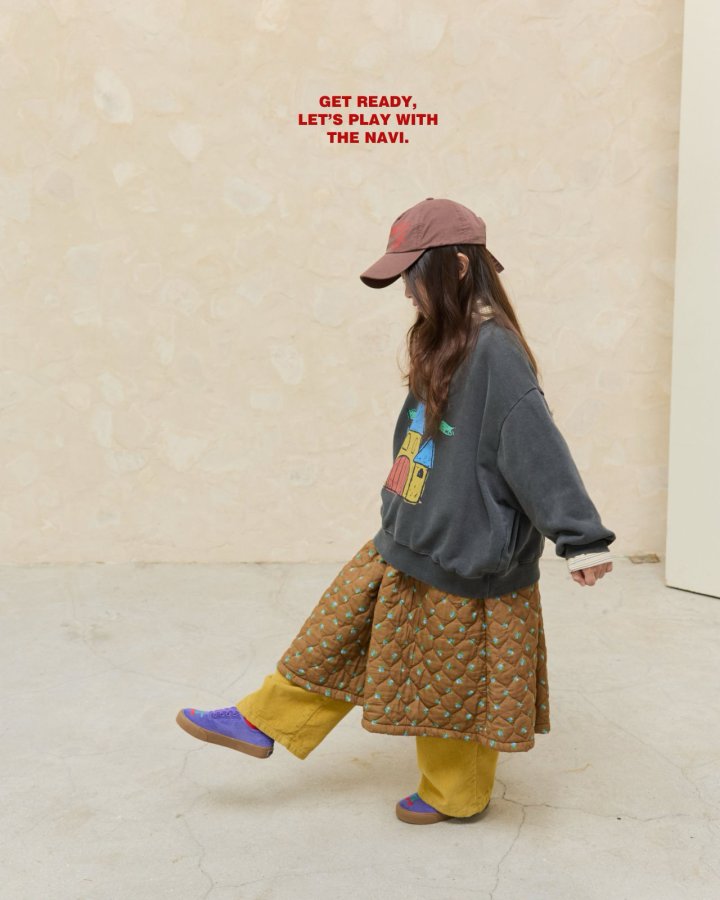 Navi - Korean Children Fashion - #littlefashionista - Castle Sweatshirt - 9