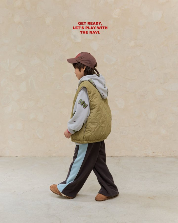 Navi - Korean Children Fashion - #littlefashionista - Jackie Padded Vest - 2