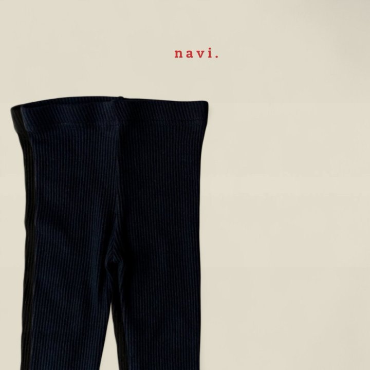 Navi - Korean Children Fashion - #littlefashionista - Ribbed Leggings - 7