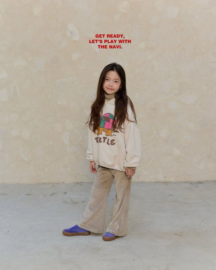 Navi - Korean Children Fashion - #magicofchildhood - Turtle Hoodie Tee - 3