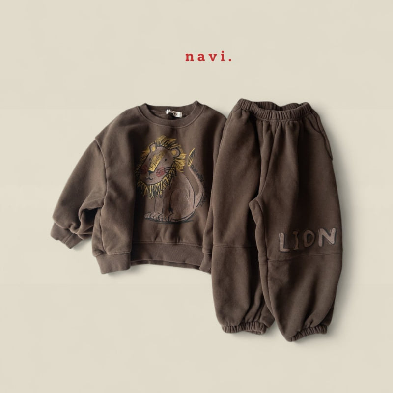Navi - Korean Children Fashion - #magicofchildhood - Lion Sweatshirt - 11